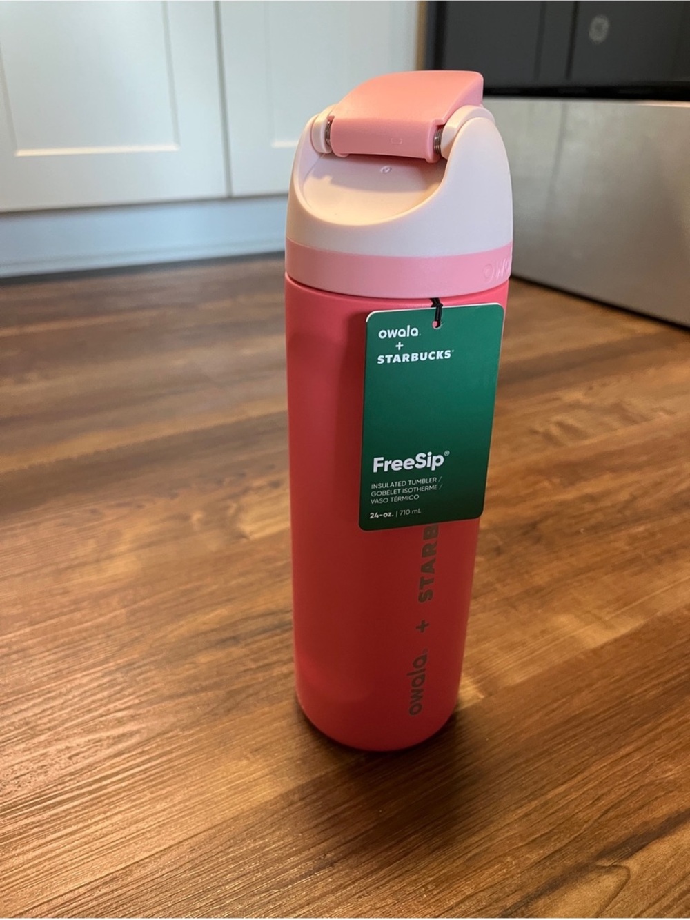 Starbucks Owala pink freesip tumbler 24oz